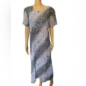 Kamali & Co Vintage 90s Purple Goth Witchy Whimsygoth Cottagecore Prairie Dress